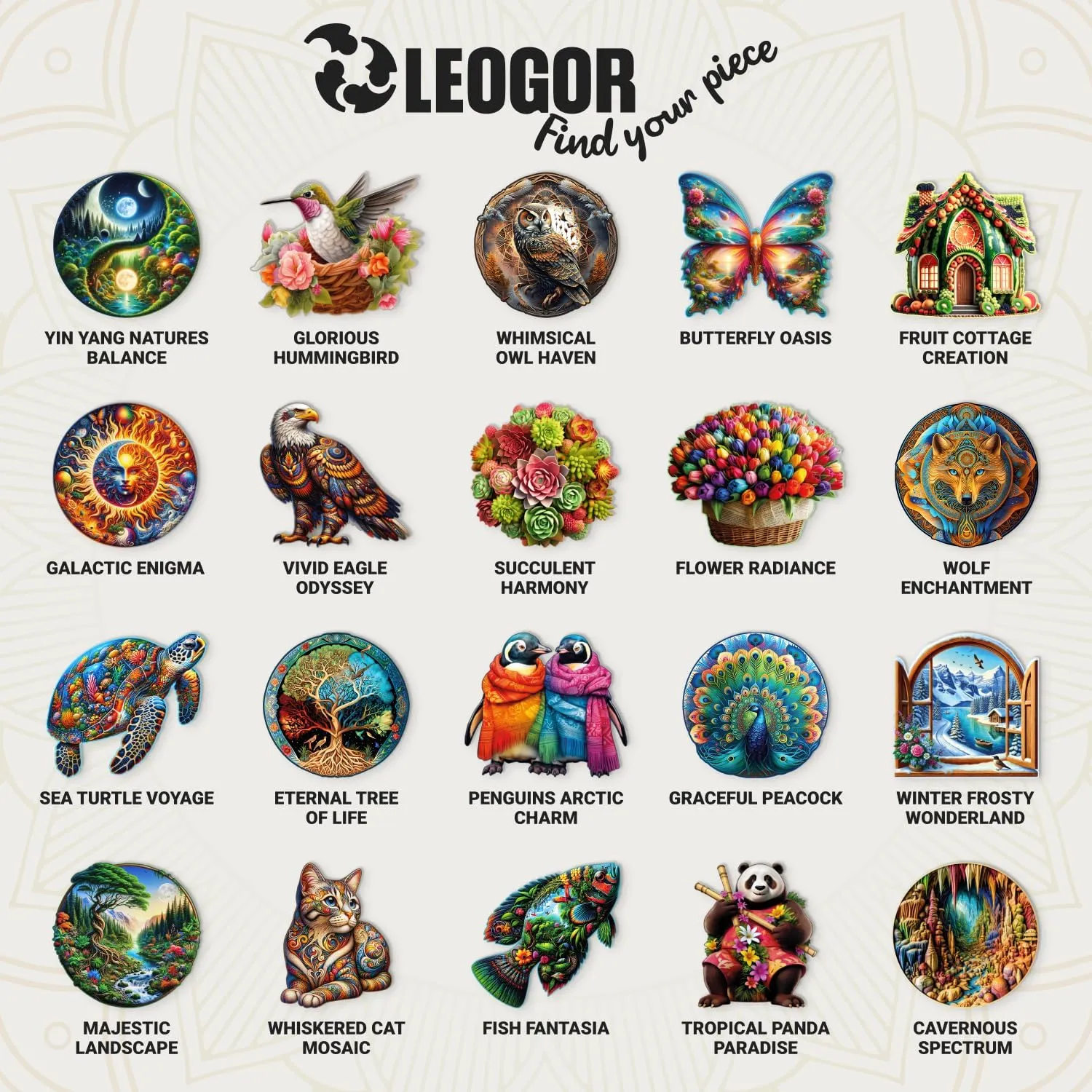 - 350 Piece Wooden Puzzles for Adults - 16.1 x 15.1 in - Extra-Thick 5 mm Wood Puzzle$ Hand-Shaped Pieces$ Nature Life Mosaic Design - Premium Gift for Puzzle cuneiform November unbind noteworthy schoolroom Lovers by LEOGOR Butterfly Oasis 