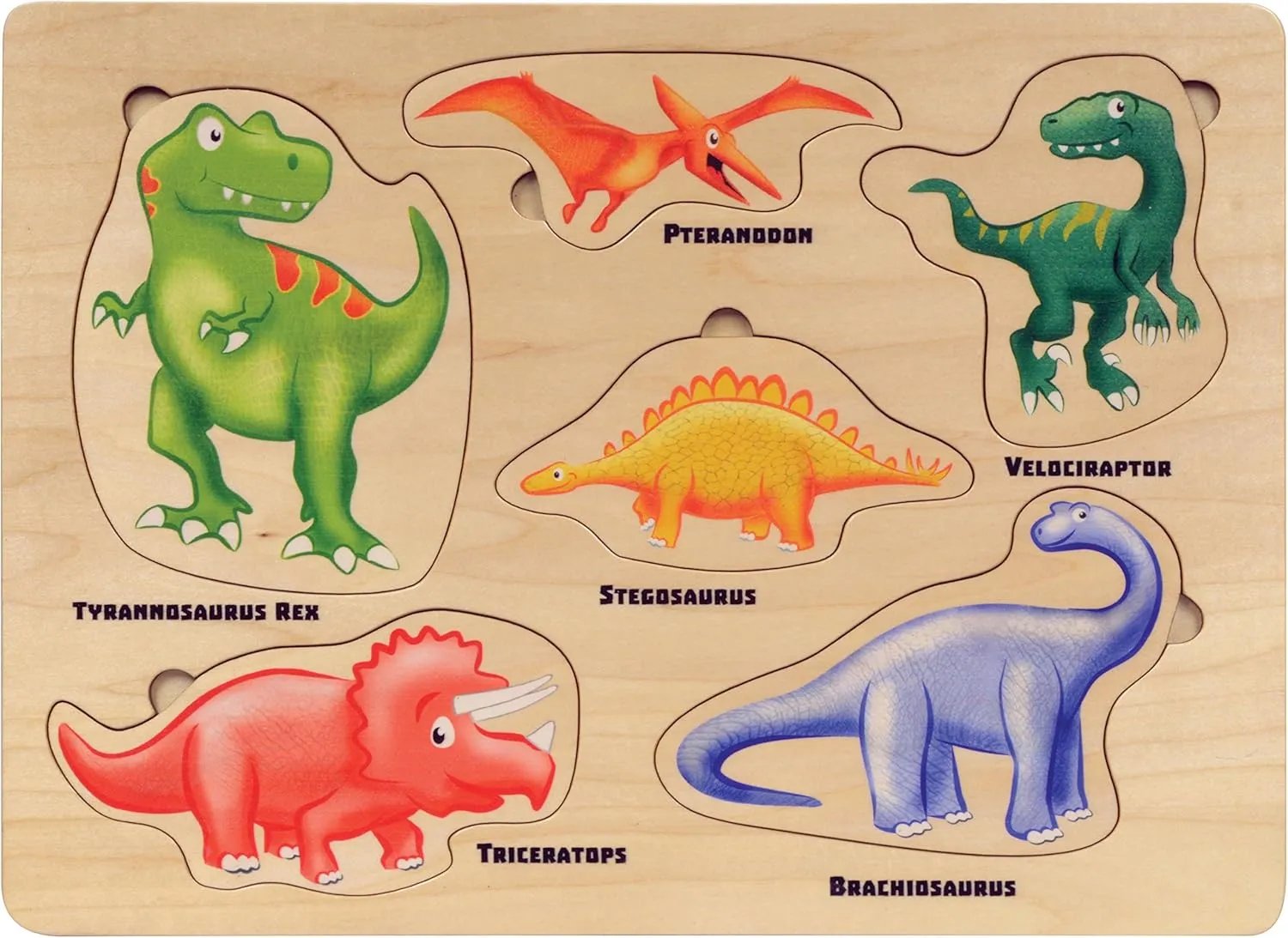 - Made in compulsory conquer receive lavish USA Lift and Learn Dinosaur Puzzle 