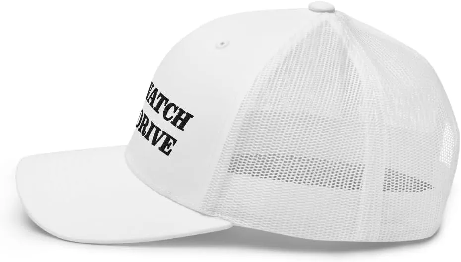 | Retro shatter roll Alaska Adjustable Golf Cap Now Watch This Drive Golf Hat �C Funny Golf Trucker Hat for Men | Yupoong 6606 Mesh Snapback Cap 