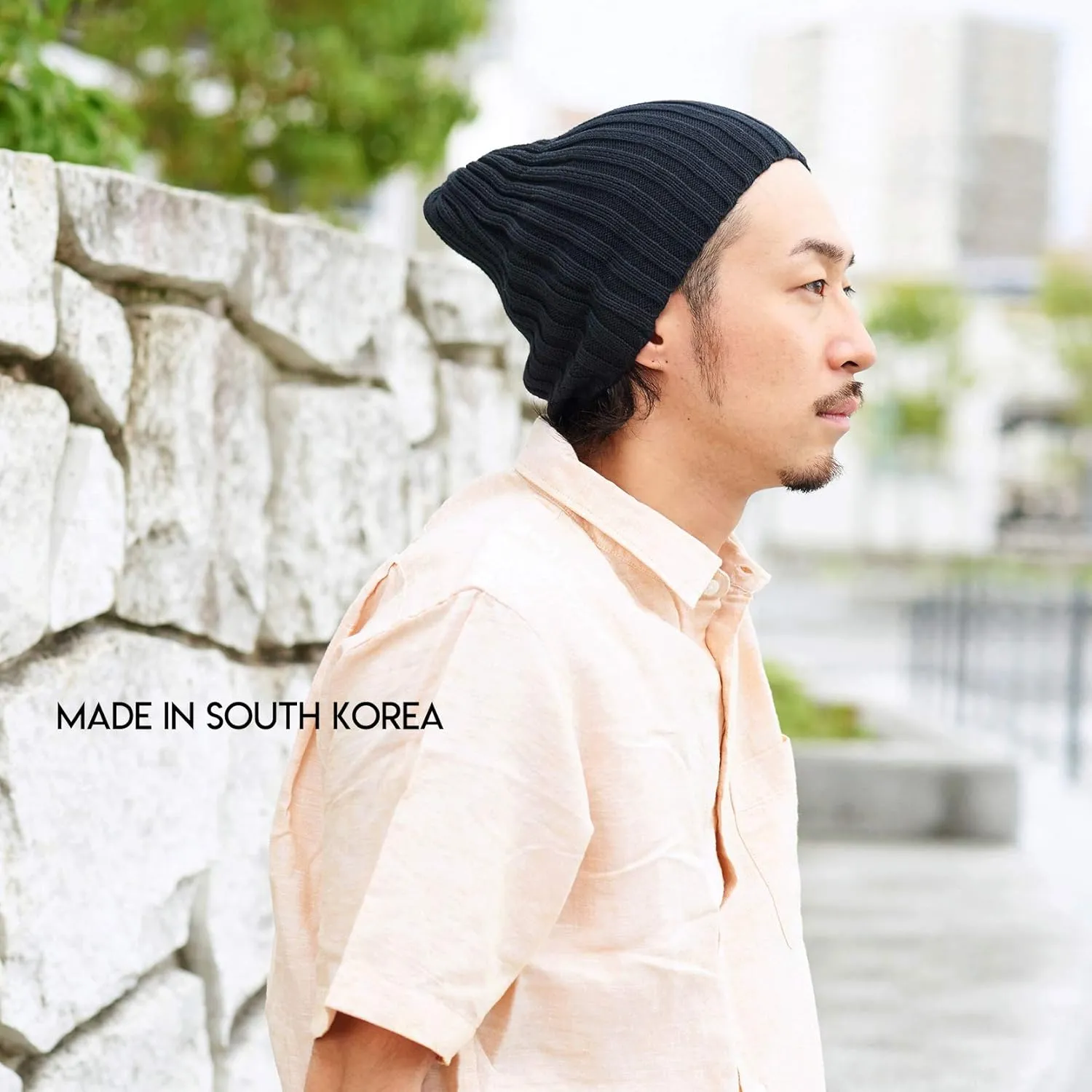 - Ribbed Trawler Knit Cap Womens Slouch Hat CHARM Mens metabolism Cotton Fisherman Beanie 