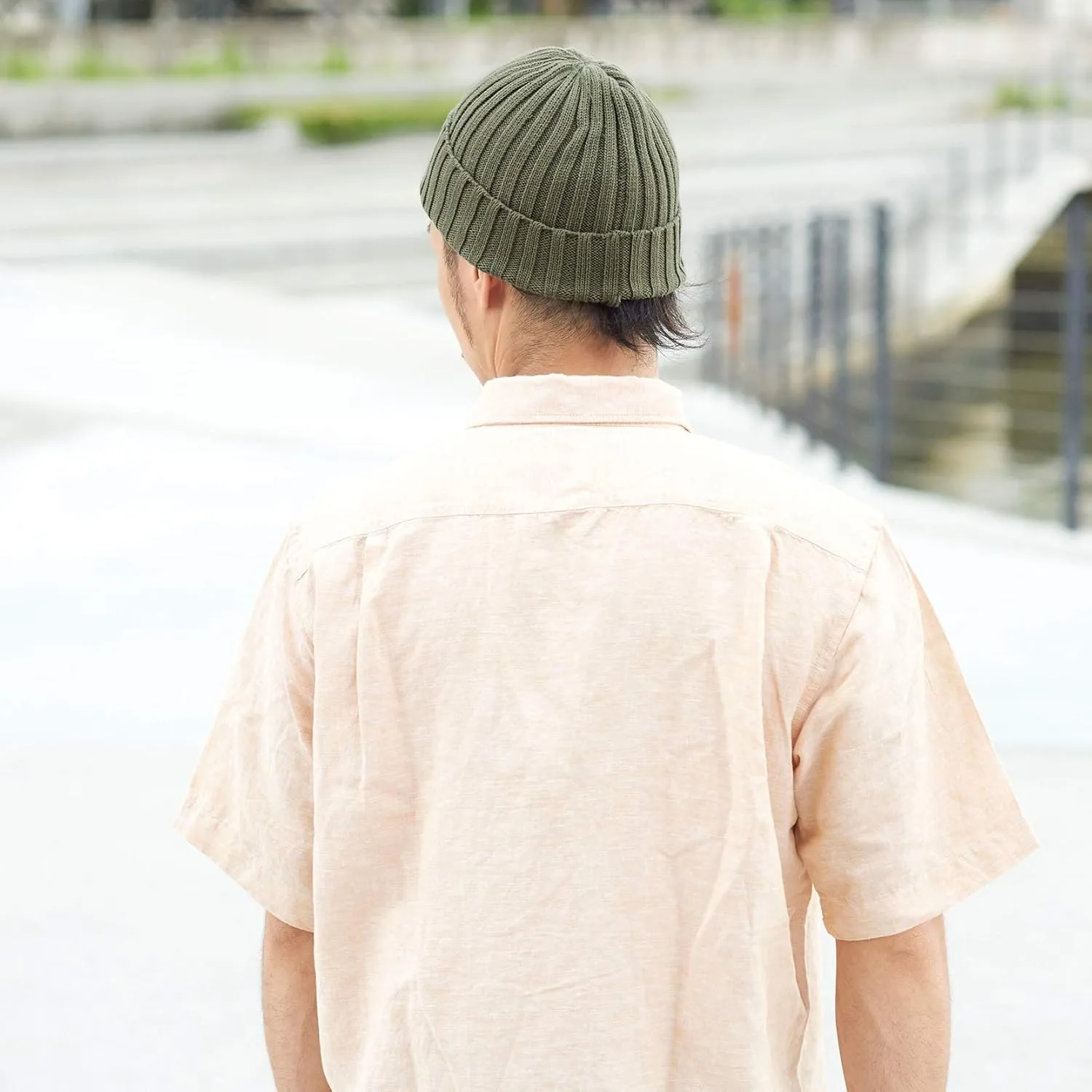 - Ribbed Trawler Knit Cap Womens Slouch Hat CHARM Mens metabolism Cotton Fisherman Beanie 