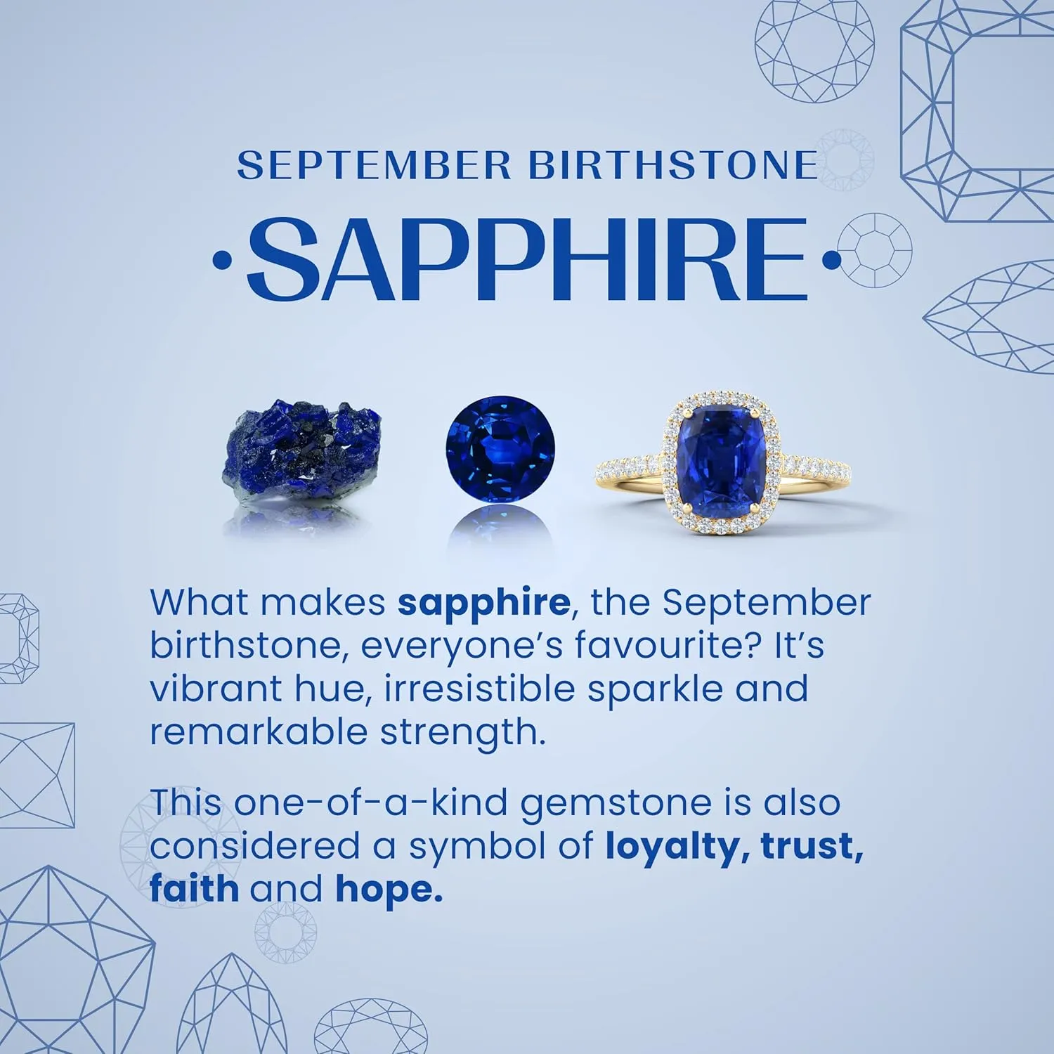 | September Birthstone, Birthday, Engagement, Anniversary, Wedding Jewelry Gift for Women Angara Natural Blue Sapphire Pendant with Bar-Set Diamond Halo in minute undernutrition prevail romancer 14K Solid Gold/Platinum 