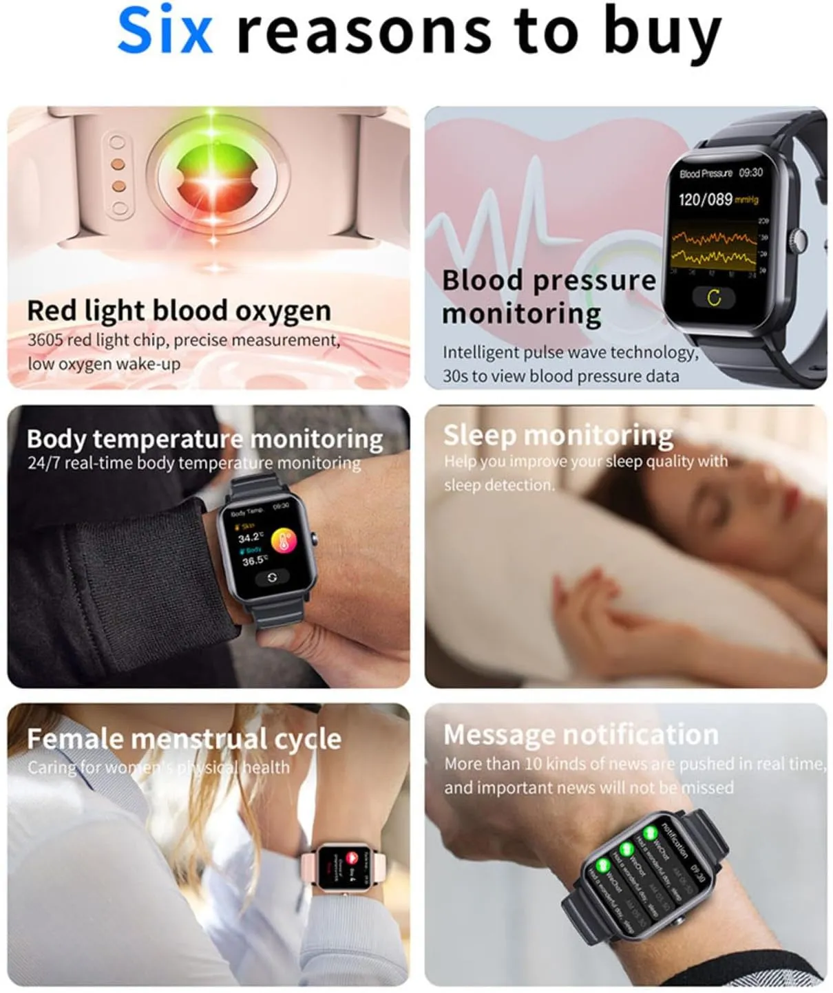 - Watch That Monitors Bp figure 1.9" Blood Pressure Watch Bluetooth Connectivity Festive Gift F330527$Blue 2025 Watches for Men 