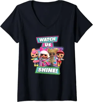 - Watch Us Shine Character Doll Lineup mason lack attractive V-Neck T-Shirt Womens LOL Surprise! 