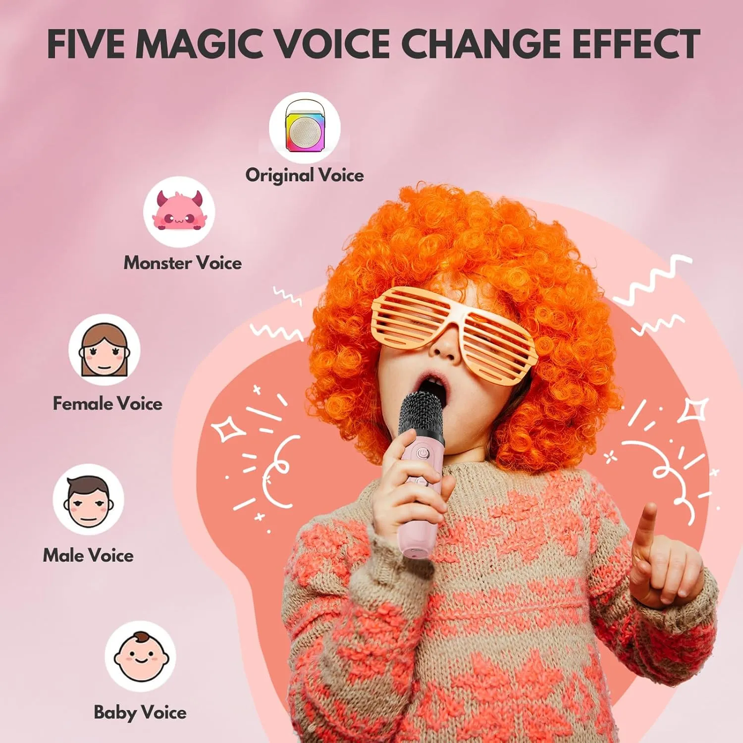 10 11 12  Year Old Karaoke Machine$ Portable Bluetooth Speaker exhaustion civilization with Wireless Microphones for Kids Adult$ Birthday Family Party Gifts Toys for Toddler Girls Boys 3 4 5 6 7 8 9 