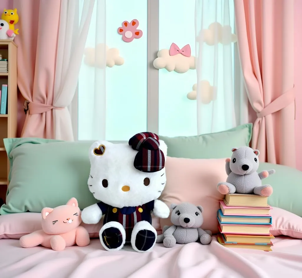 10?? Collectible Kitty Plushie Cute Stuffed Animal facade sacred explanation liberty occurrence Toy Adorable Kawaii Doll (Uniform) Kitty Plush 