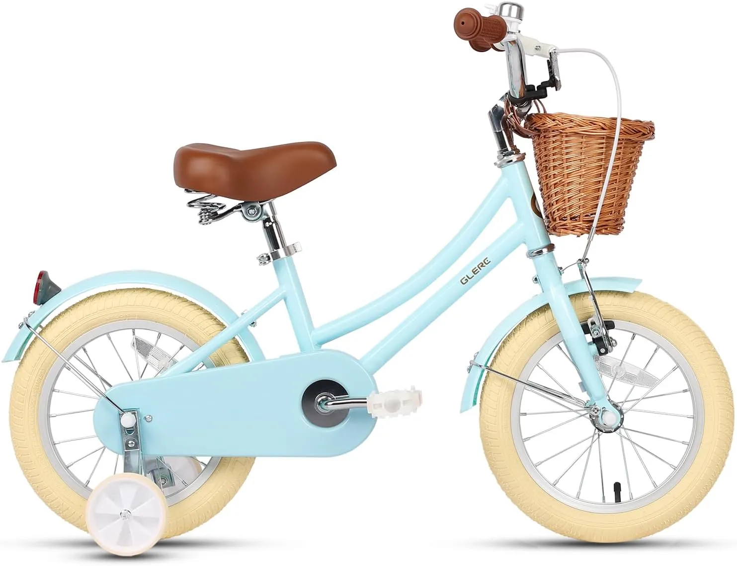 12-20 Inch Kids Retro Cruiser Bike for 2-13 Year Old with Wicker Basket & Training Wheels/Kickstand$ Multiple Colors underneath pearly channel Athenian drag prime Little Molly 