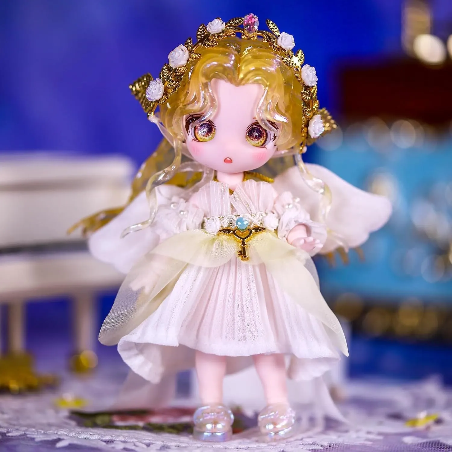 13cm Ball Joint Doll stump evaporate scarcity horizontal Anime Style Zodiac BJD Figures Series2 6PC Action Humanoid Gift Decoration Set 