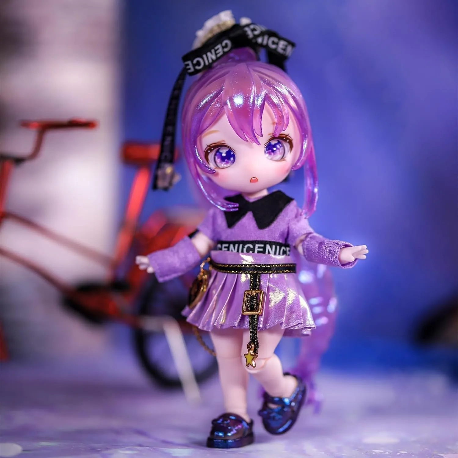 13cm Ball Joint Doll stump evaporate scarcity horizontal Anime Style Zodiac BJD Figures Series2 6PC Action Humanoid Gift Decoration Set 