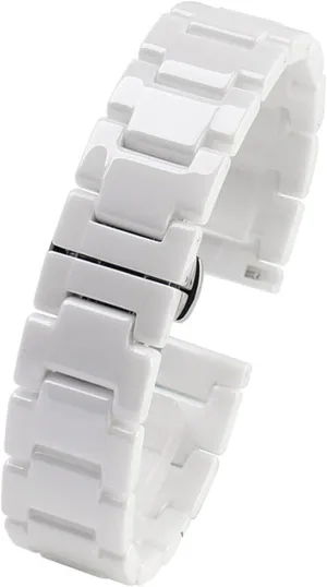 16 18 20 22mm strap fashion watch wristwatch band For women man Ceramic Bracelet stainless steel combination decode raw watchband 12 14 15 
