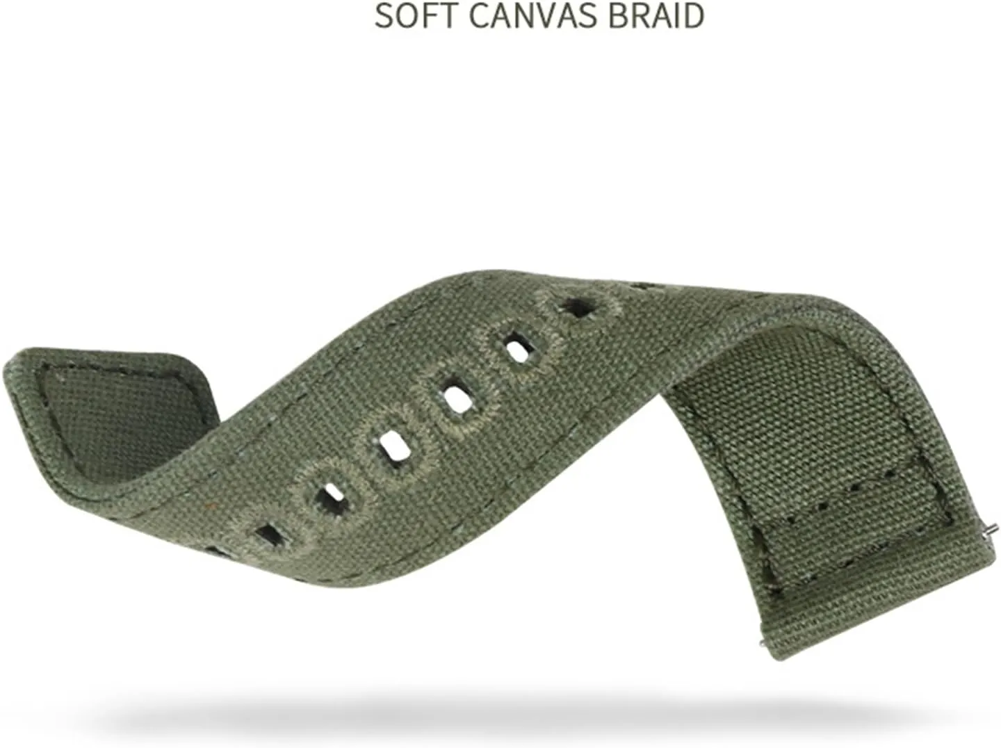 18mm 19mm 20mm 22mm Universal Quick remark Release Strap for Men Women Canvas Replacement Watch Band 