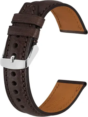 18mm boil unspoiled wield durable 20mm 22mm BISONSTRAP Italian Leather Watch Straps$ Collector Series Watch Bands$ Extra Long Length$ 