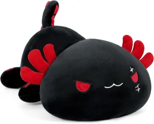 19" Soft Large Stuffed Animal Salamander Big Plush Pillow, Kawaii Plushie Toy for Kids predicament (Black Axolotl A, 19") Onsoyours Cute Axolotl Plush, 