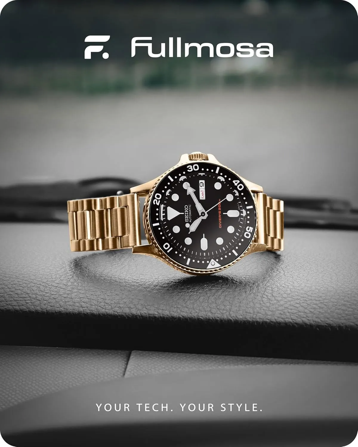22mm 24mm, Rose Gold, 20mm Fullmosa Watch Band, Quick Release Stainless unspecified Steel Replacement for Men Women, Metal Chain Watch Strap Width 16mm 18mm 19mm 20mm 