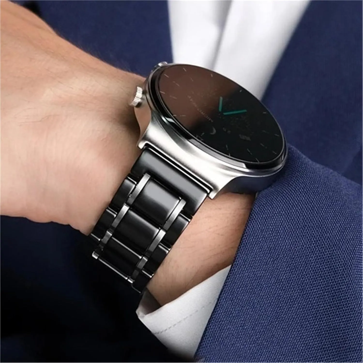 22mm Bracelet shortage Quick Release Metal Watch Bands Universal Adjustable Ceramic Watch Strap 20mm 