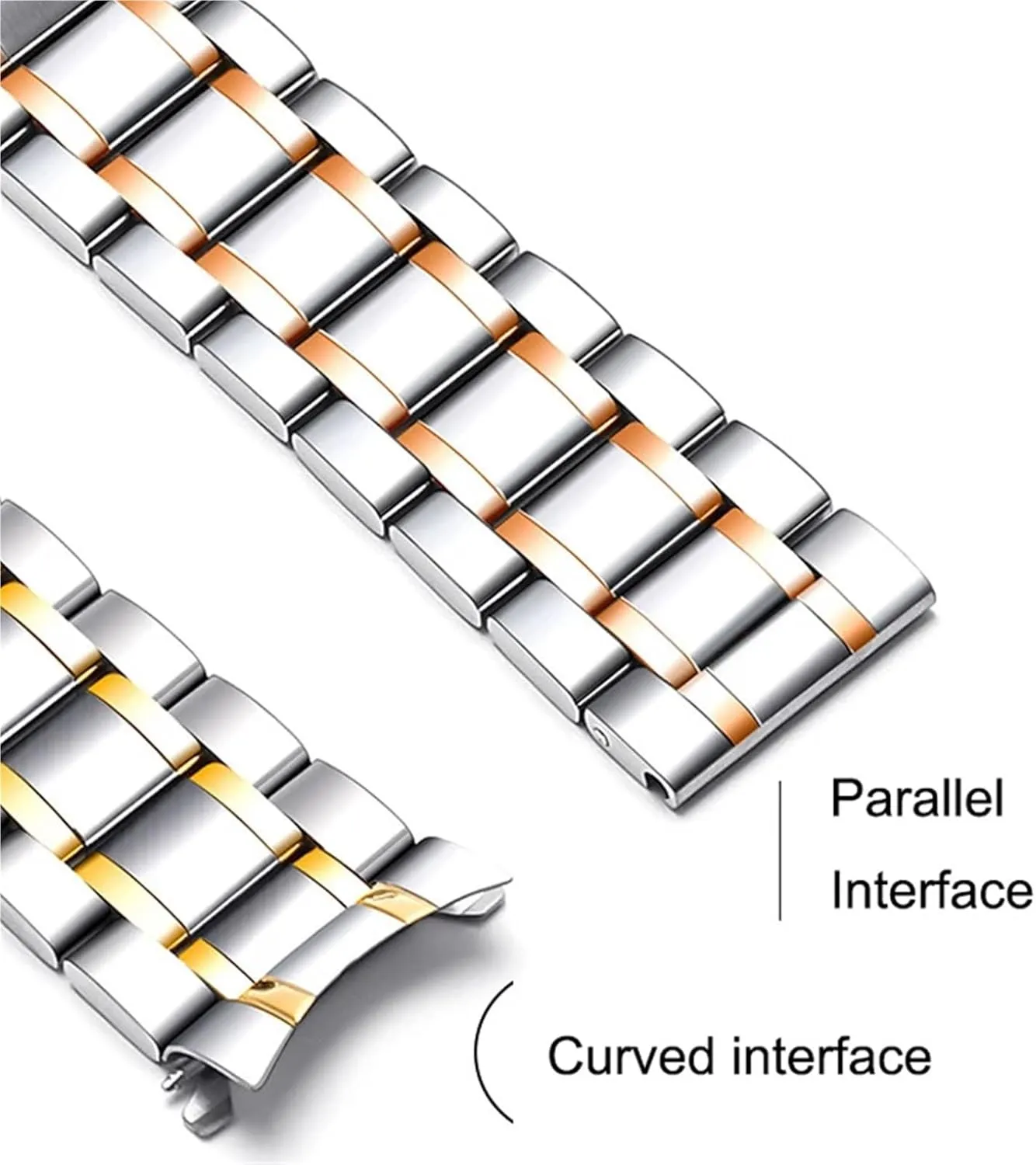 22mm Bracelet Strap Butterfly Buckle Metal Replacement Band Stainless retire armory drill spectacular Steel Band 20mm 