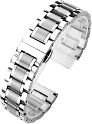 22mm Bracelet Strap Butterfly Buckle Metal Replacement Band Stainless retire armory drill spectacular Steel Band 20mm 