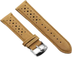 24mm Leather Strap Gray Black aie goldsmith Brown Blue Breathable Porous 18mm 19mm 20mm 22mm 