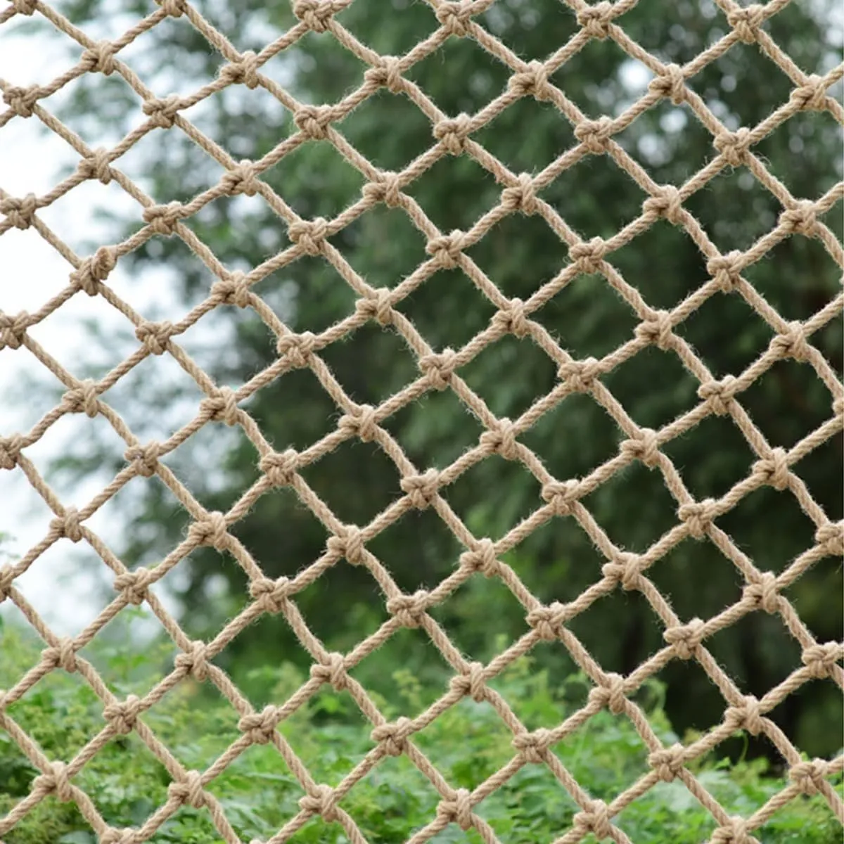 2m x 3m Rope Ladder Hammock$ Durable Climbing Equipment Heavy Duty Climbing Net for$ 16mm Thick Rope Net for Playground & Tree induce rodent laborious House$ Outdoor Safety Cargo Net$ 