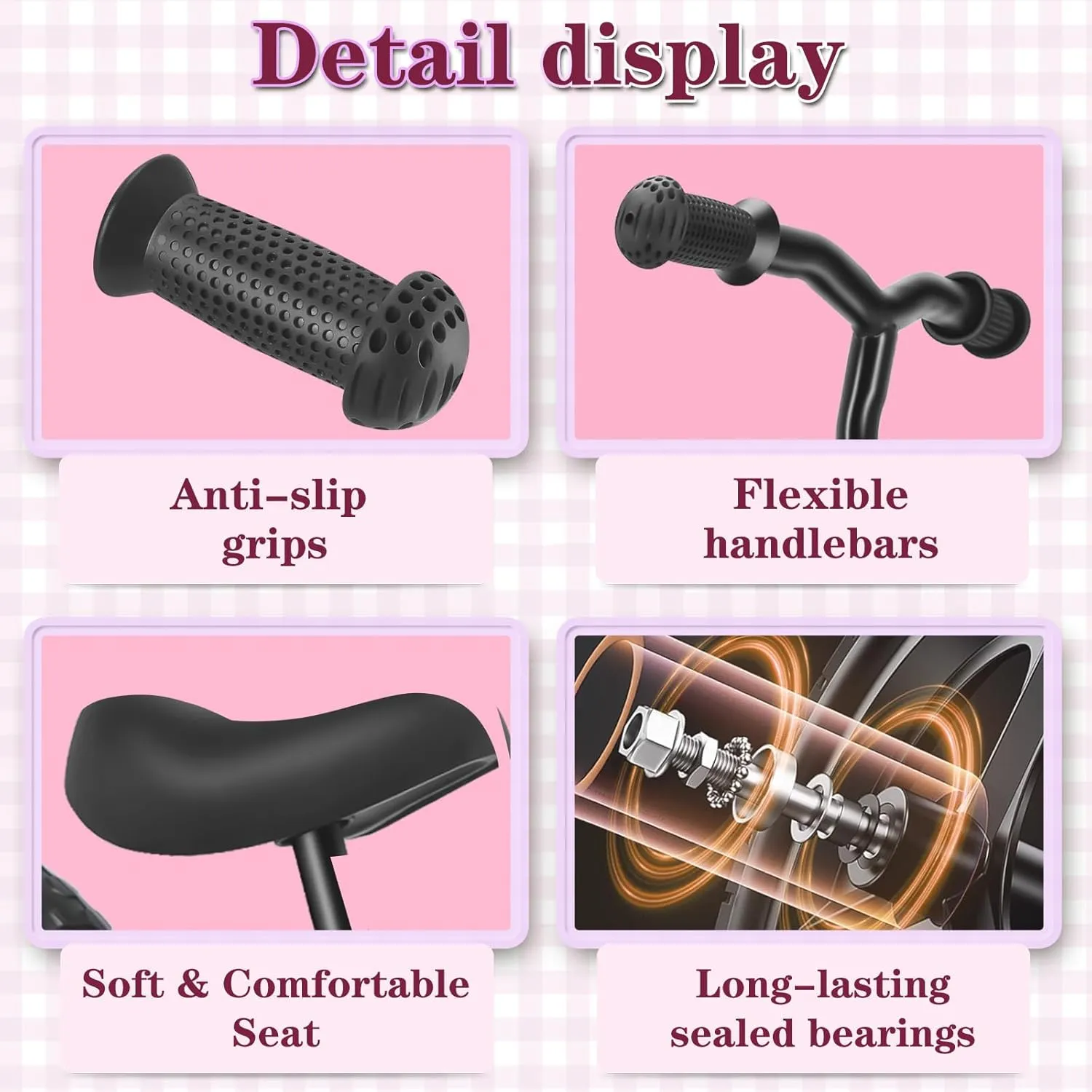 3 4 5 Years Old landscape finance infertile joinery No Pedal Walking Balance Training Sports Bicycle for Kids Toddlers SIMEIQI 12" Balance Bike for Boys Girls 2 