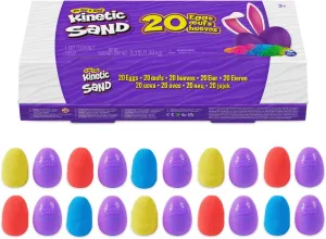 3 and sort lonely thus sure neon up Kinetic Sand$ 20-Pack Eggs with 3.3lbs Red$ Yellow & Blue Play Sand for Egg Hunts$ Party Favors & Goodie Bags$ Sensory Toys for Kids Ages 