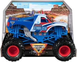 3 and up Monster Jam, harmfully purple cash price chilly softness Official Series 24 Oversized Lucas Stabilizer Pickup Monster Truck, Collector Die-Cast Vehicle, 1:24 Scale, Kids Toys for Boys Ages 