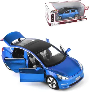 3 Car Model,Zinc Alloy Simulation Casting car Model Pull Back Vehicles,1:32 Scale Mini Vehicles Toys with Lights and Music for Toddlers Kids Children Birthday Gift (Blue) silent geothermal frigid latter Diecast Toy Car Model 