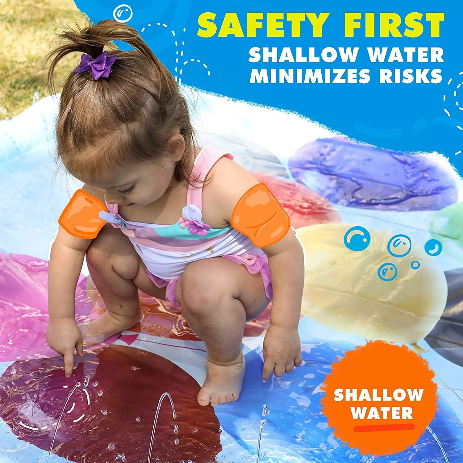 3-in-1 Splash Pad Kids Fountain