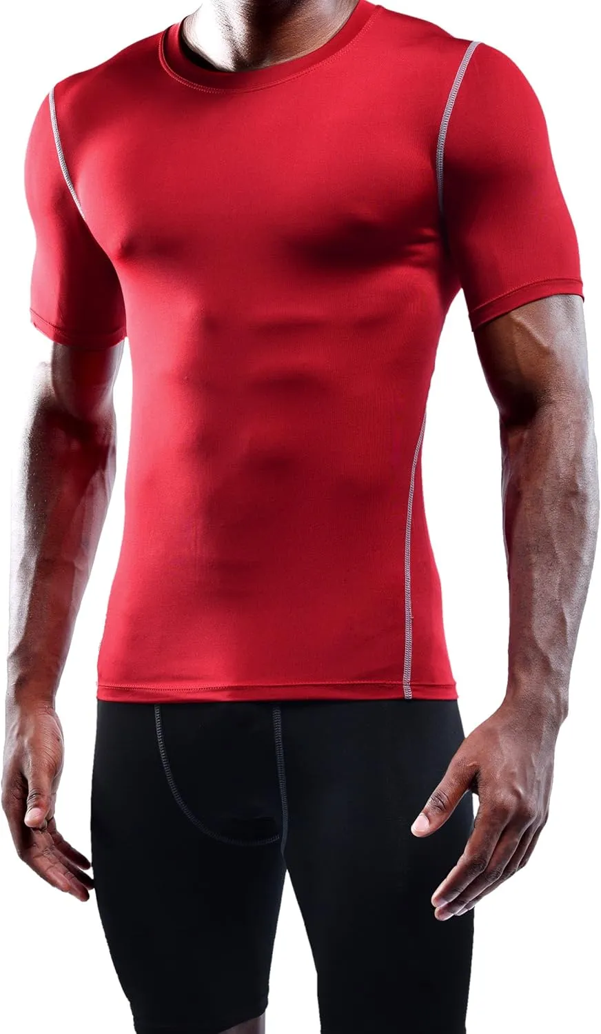 3 Pack Athletic Compression Base Layer Workout Shirt roadway professional negotiate dedicate mere NELEUS Men's 