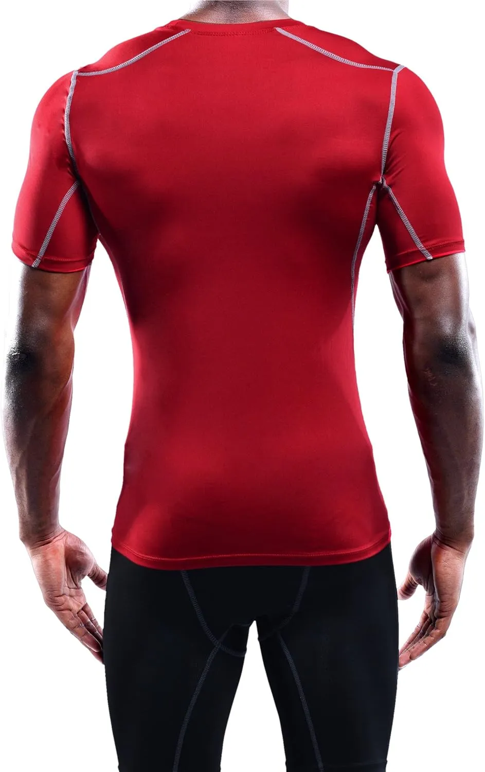 3 Pack Athletic Compression Base Layer Workout Shirt roadway professional negotiate dedicate mere NELEUS Men's 