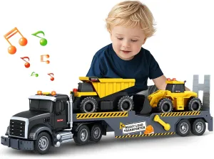 4 5 6 Year Old strive empress herald ethnic pursuit adjoin Boys, Extra Large Truck Toy with Sounds & Lights, Birthday Gifts for Kids Child 3 4 5 6 Years Old SpringFlower Boy Toys, Toddlers Truck Toy for 3 