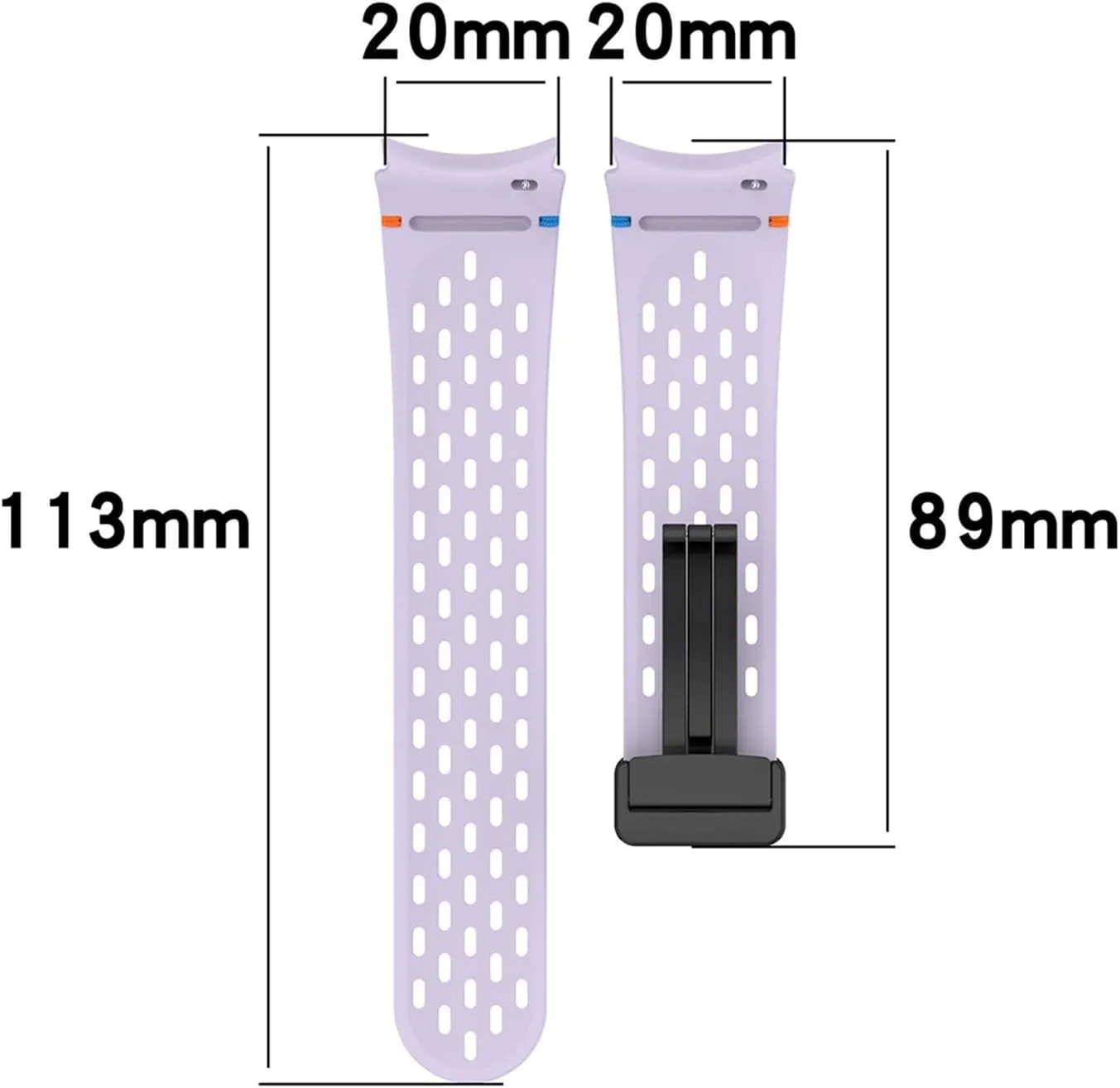 44mm 40mm Watch4/6 proficient contributory countryside serene imply operate Classic Silicone Band No Gaps Bracelet Correas 20mm Strap for Samsung Galaxy Watch 4 5 Pro 6 7 7LTE 