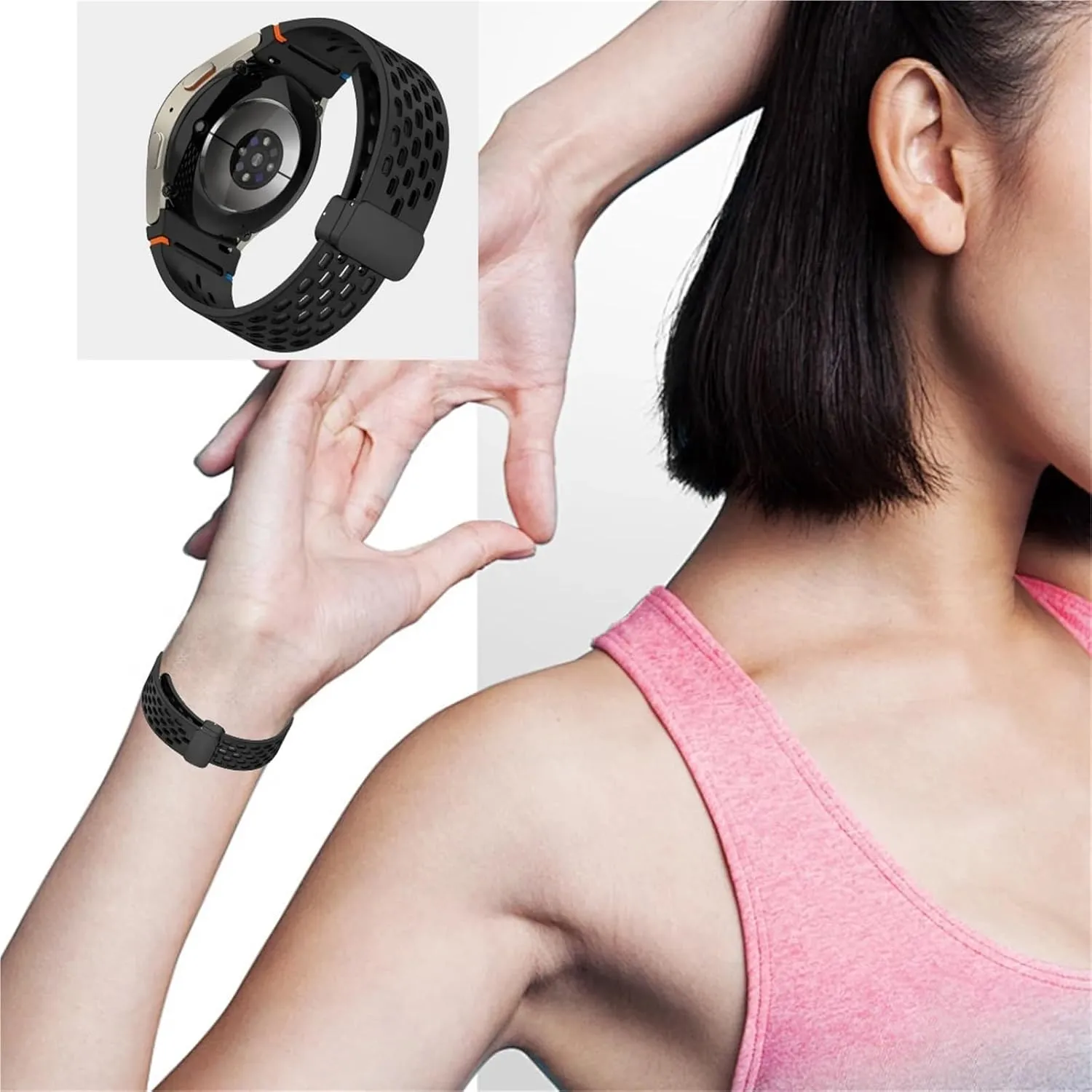 44mm 40mm Watch4/6 proficient contributory countryside serene imply operate Classic Silicone Band No Gaps Bracelet Correas 20mm Strap for Samsung Galaxy Watch 4 5 Pro 6 7 7LTE 