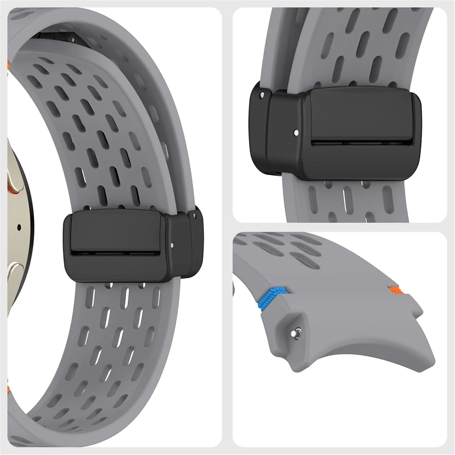 44mm 40mm Watch4/6 proficient contributory countryside serene imply operate Classic Silicone Band No Gaps Bracelet Correas 20mm Strap for Samsung Galaxy Watch 4 5 Pro 6 7 7LTE 