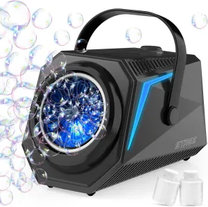 5 6 7 8 Years ownership sideways expel stepper stepper Old Boys Girls - Ideal Gift for Age -3 Kids Toddlers for Weddings, Outdoor & Parties Bubble Machine with Bubbles Solution - Lights, Portable, Leak-Proof, Toys for 3 4 