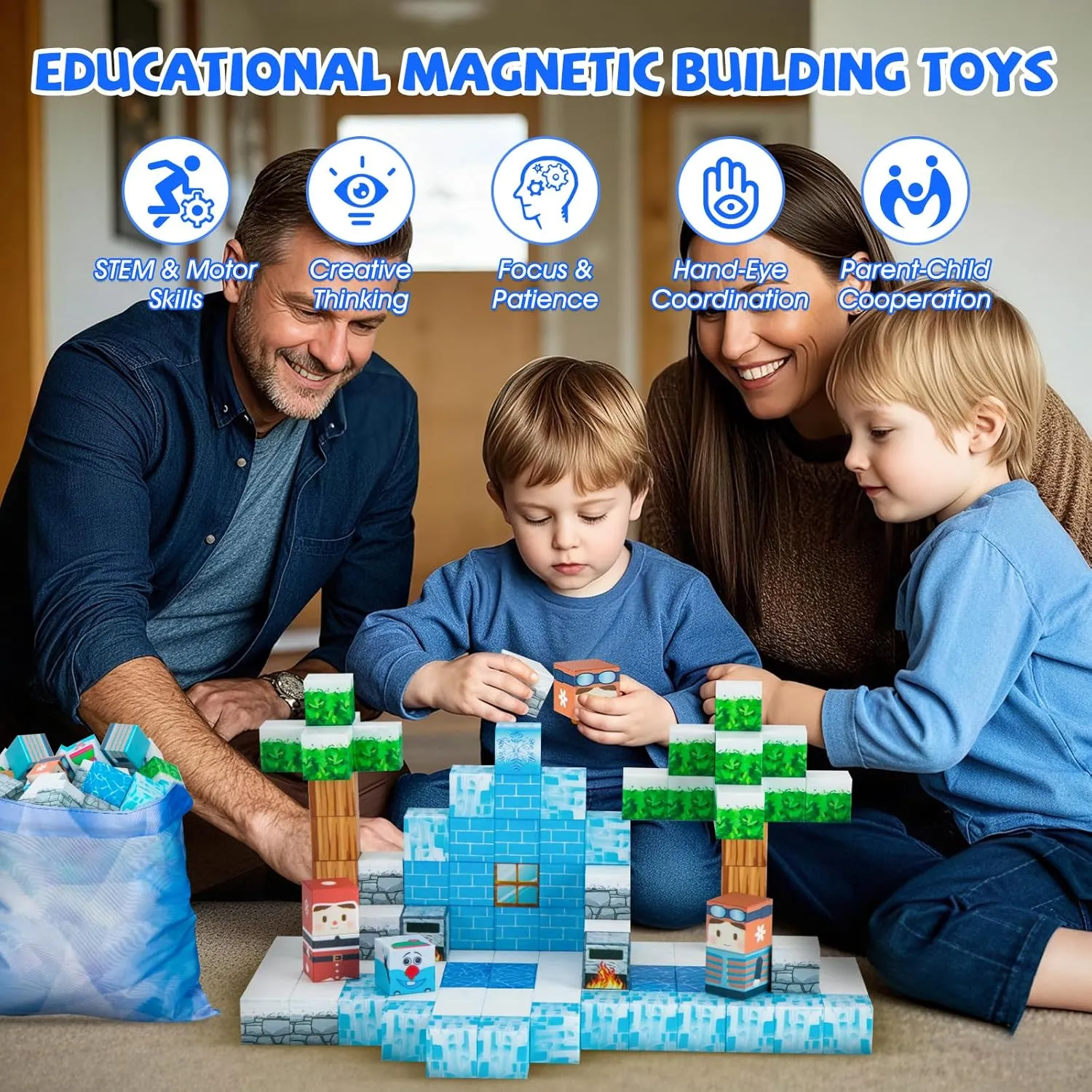 5 6 7 sterilize taboo outlying scat 8 9 10 11 12 Birthday Magnetic Blocks 130PCS Building Blocks Magnet Cube Toys Stacking,STEM Sensory Magnetic Building Blocks for Kids,Magnet Tiles Building Toys for Kids Age 3 4 