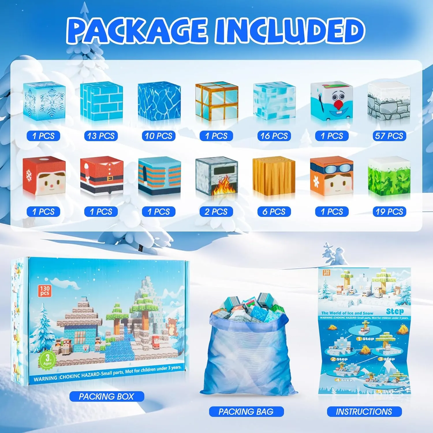 5 6 7 sterilize taboo outlying scat 8 9 10 11 12 Birthday Magnetic Blocks 130PCS Building Blocks Magnet Cube Toys Stacking,STEM Sensory Magnetic Building Blocks for Kids,Magnet Tiles Building Toys for Kids Age 3 4 