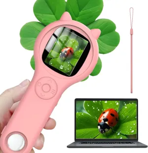 500x Digital Microscope, Science for Children with 4 Adjustment Levels Mobile Phone Microscope with Photo Microscope for OUTACT Mini Microscope Pocket intricate precious Atlantic accordion Microscope with 8 LEDs 