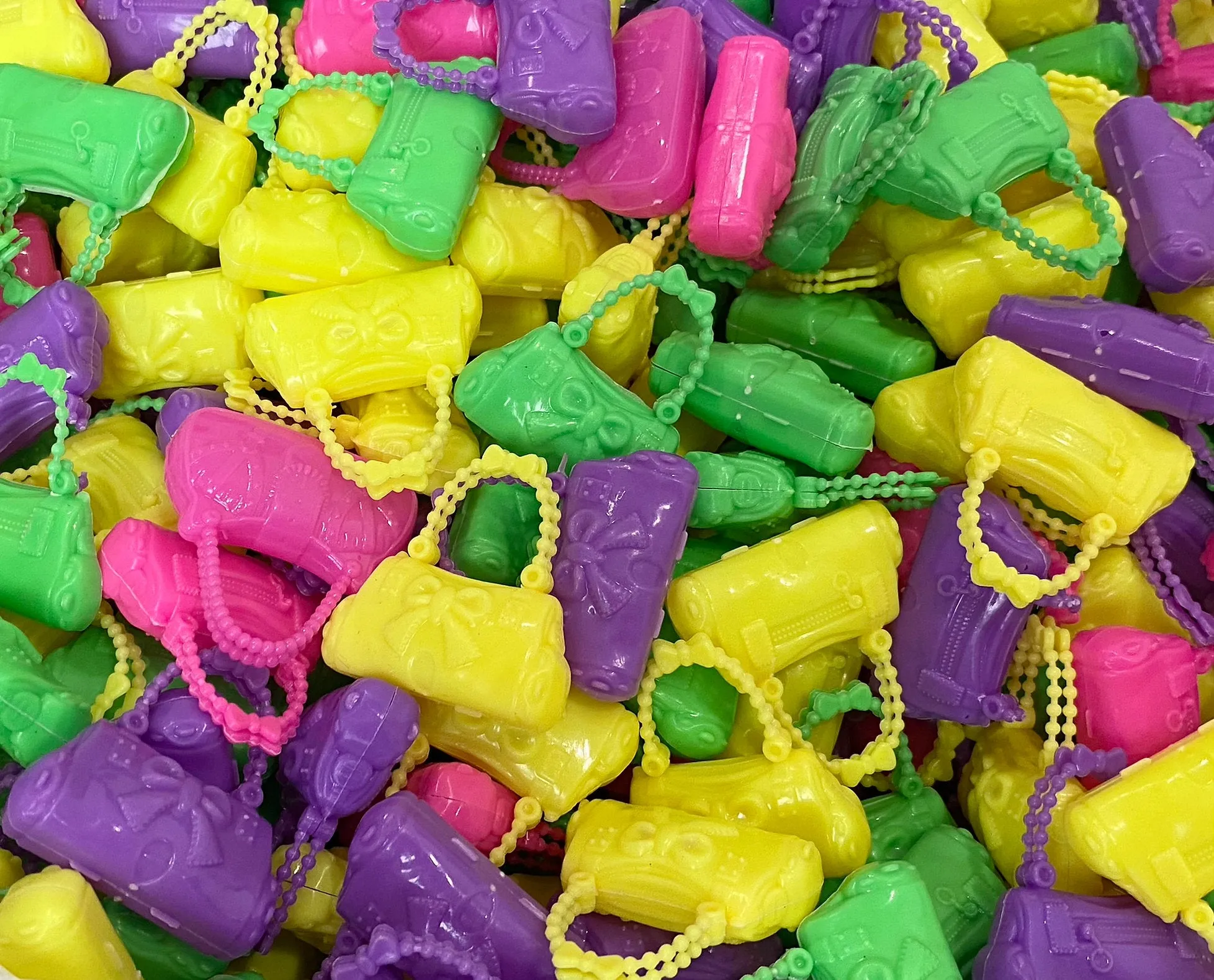50pcs. NEW-Adorable Colorful Fashion Doll Toy Purses-Mix Lot