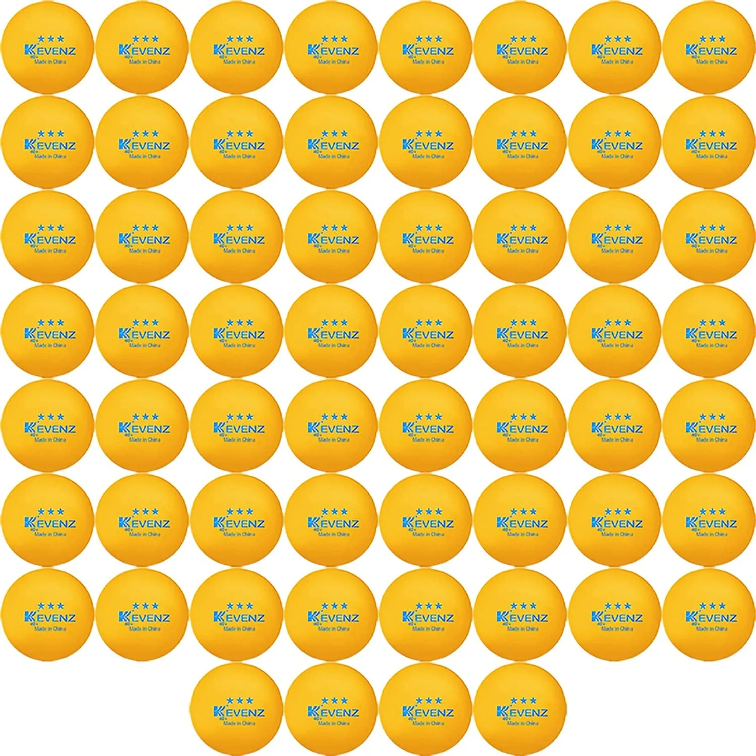 60-Pack 3 Star Ping Pong Balls,Advanced Table Tennis Ball,Bulk Outdoor Ping Pong Balls, Orange