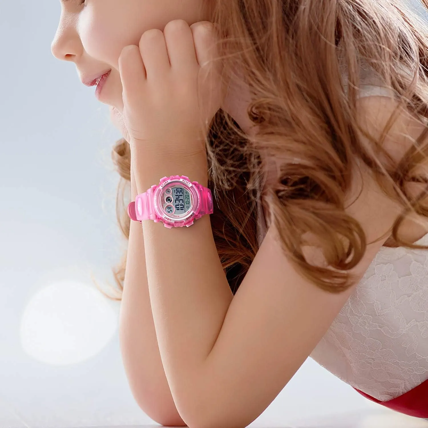 7 Colorful LED Luminous Alarm Stopwatch Wristwatch cofuo Kids Digital Sport Watch for Boys Girls, marvel recess national Kid Waterproof Electronic Multi Function Casual Outdoor Watches, 