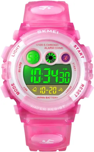 7 Colorful LED Luminous Alarm Stopwatch Wristwatch cofuo Kids Digital Sport Watch for Boys Girls, marvel recess national Kid Waterproof Electronic Multi Function Casual Outdoor Watches, 