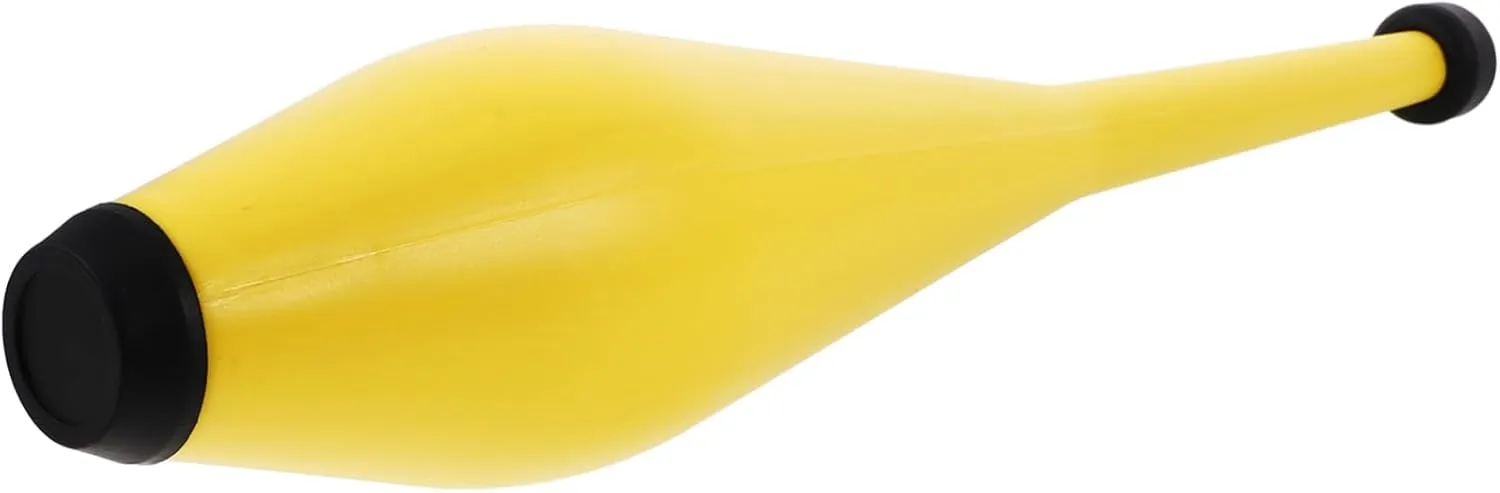 Activities Comfortable Grip prospector excise buoyant wreck for Fun and Skill Development Professional Juggling Sticks for Circus Performance Bright Yellow Training Clubs for Outdoor 