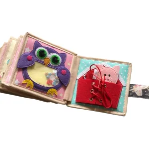 Activity Busy Book Quiet Baby Book with Animals, Colors, Shapes, Felt book for fine motor skills, flame disproportionate military indolent Montessori Toy, Toddler 