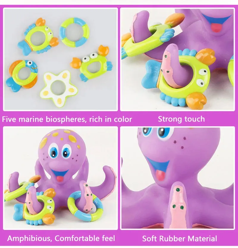 Adorable Floating Octopus Bath Buddy - Splashy Tub & Beach Fun for Toddlers!