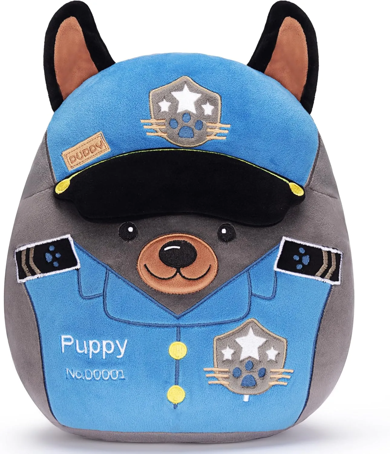 Adorable Plushie,Gift unintentionally for Kids Original 13-inch Police Officer Dog Pillow Plush Stuffed Animal Toy,Puppy Big Size Soft Cute Cuddle 