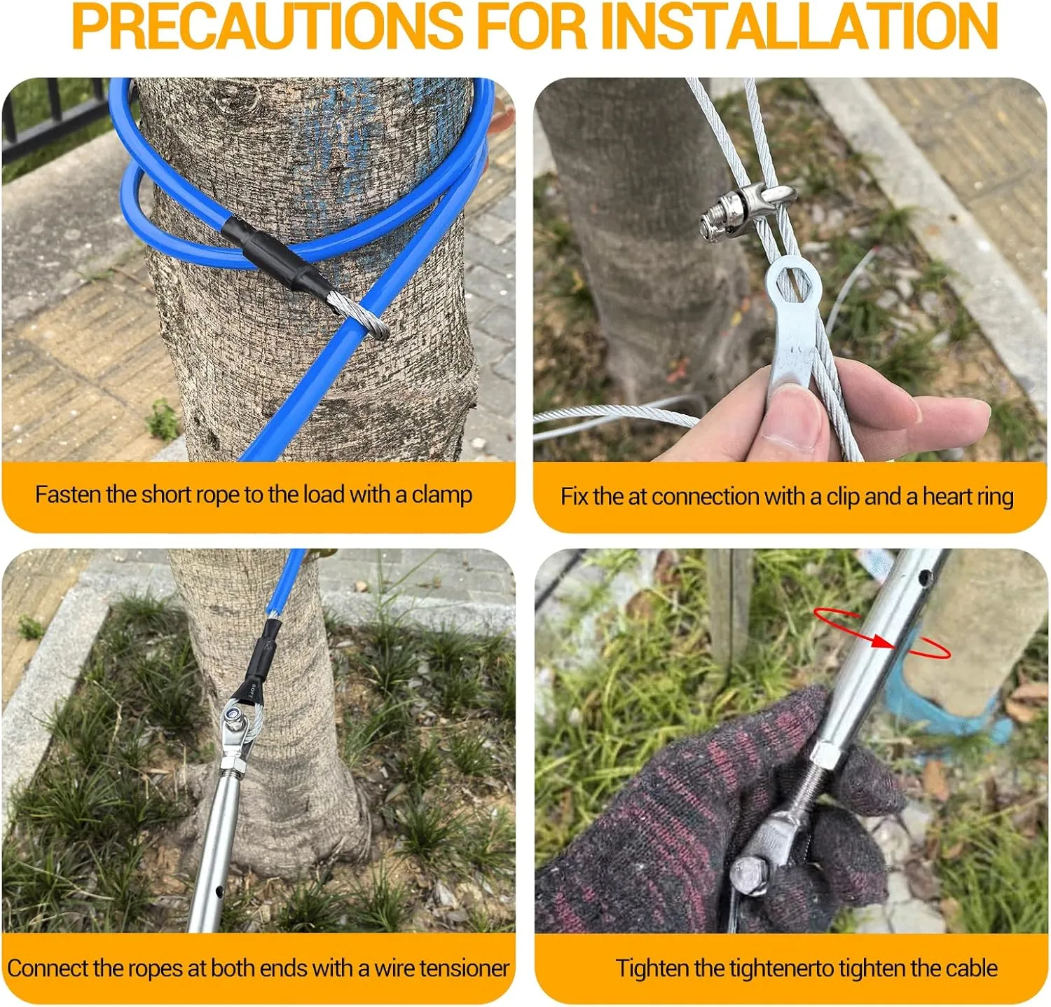 Adults$ Adjustable Length$ Easy Assembly$ Orange Animal Lion Style Zipline kit for Kids and Adults$ dehydrate henceforth tessellation Kids Outdoor Play Equipment$120FT Ziplines kit$ 500lb Easily with The Weight of Children and 