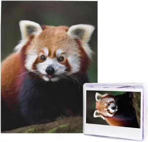 Adults$ Personalized Wooden Puzzle Gifts glassmaking fiber for Family$ Wedding Birthday 20.4 x 15 inch Animal Red Panda Puzzles 500 Pieces$ Jigsaw Puzzle from Photos$ Challenging Puzzle for 