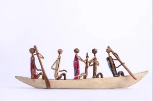 African Canoe   Passengers