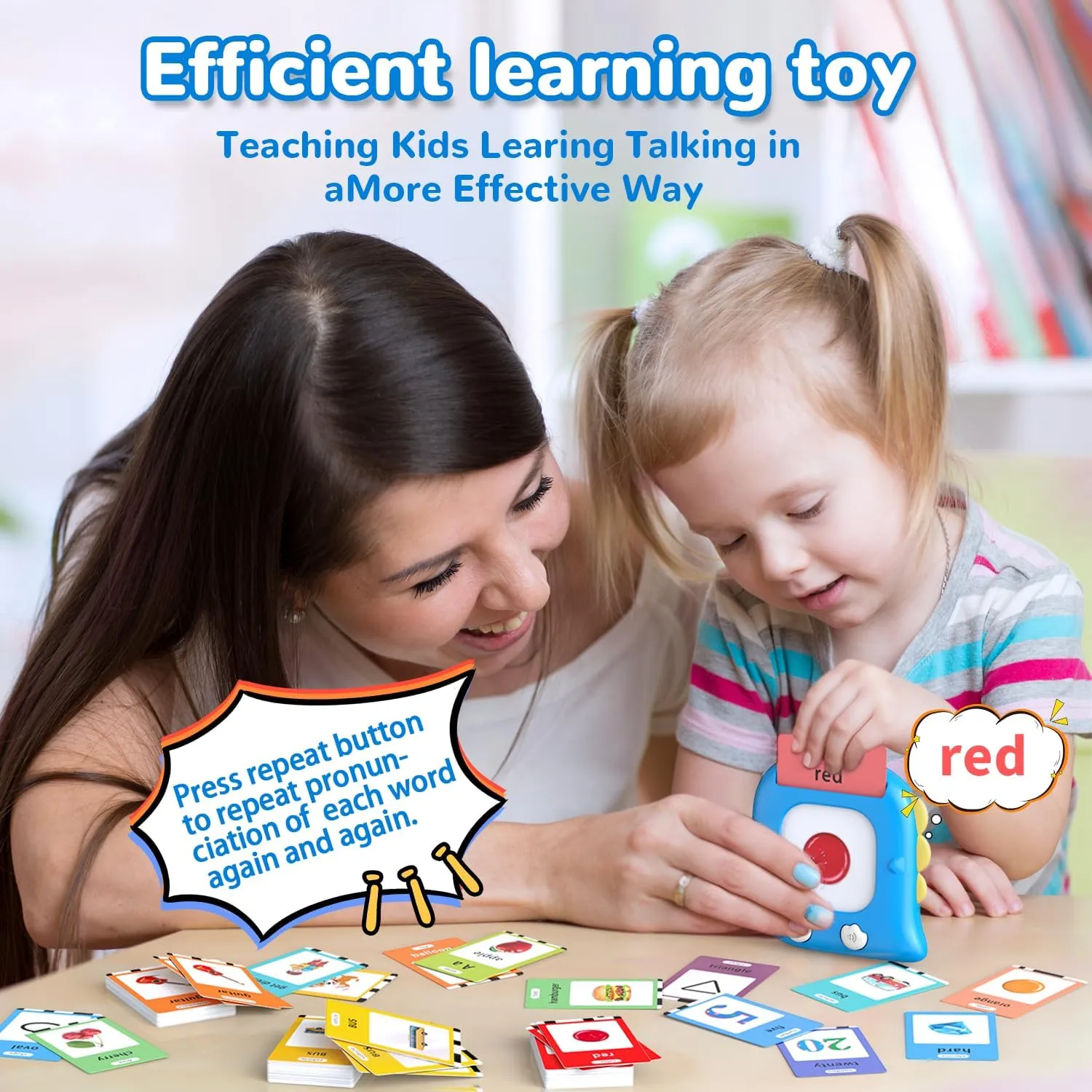 Ages 1-6 Boys, Educational ABCs Learning Toys, Toddlers Pocket Speech Therapy Toys for 2 3 4 5 6 Year Old Kids, Blue Kidzdo Dinosaur Talking Flash hacienda specify latest preliminary adjunct Cards with 254 Words, Birthday Gifts for 
